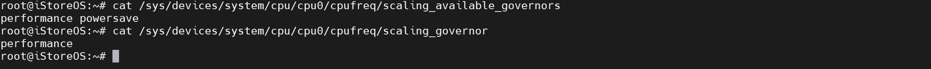 5. CPU governor
